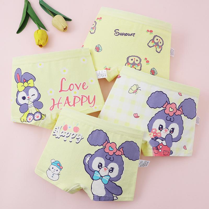 Mädchen Reine Baumwolle Boxershorts - Klasse A Kleinkinderunterwäsche