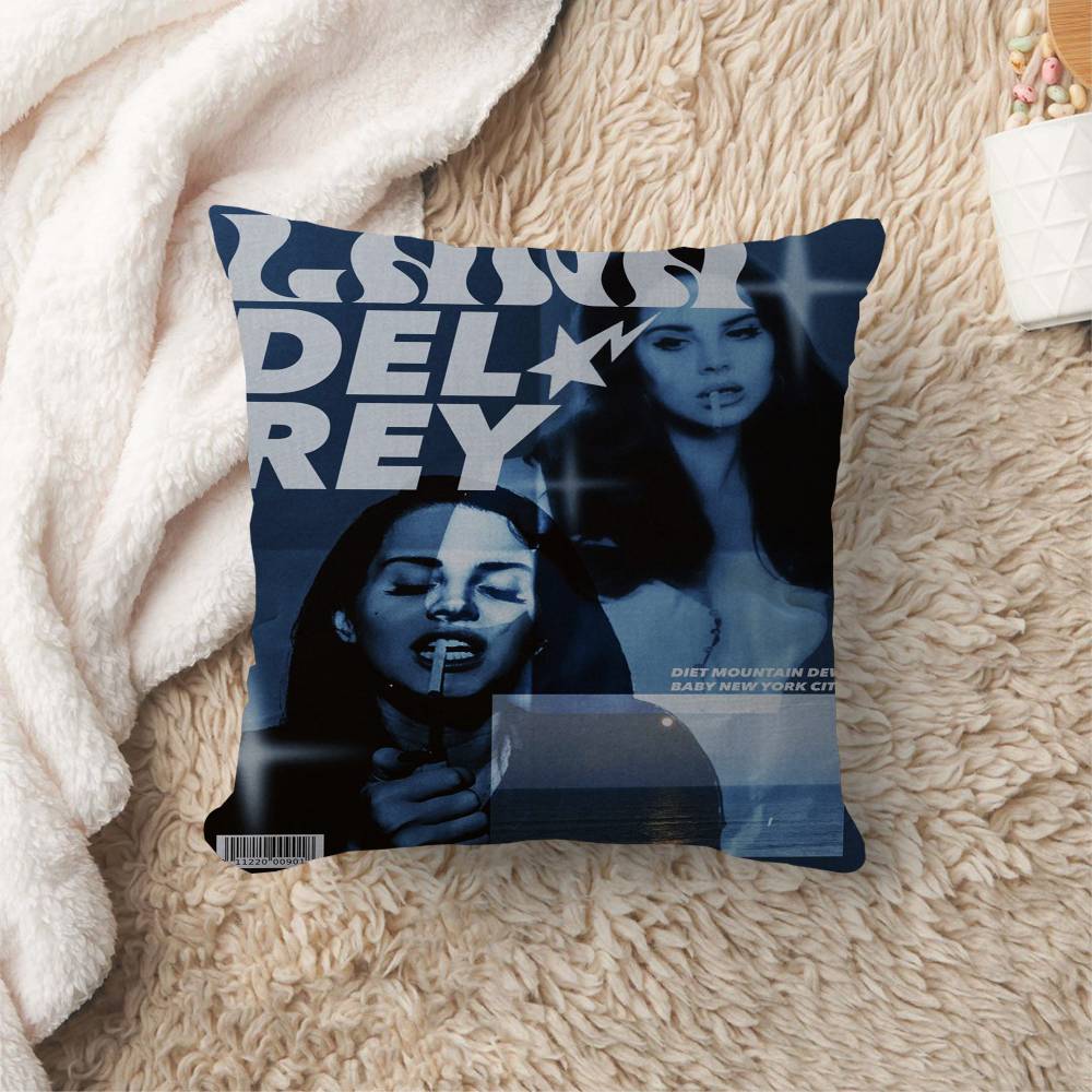 Singer LLana DDel RRey Pillow Gifts Home Office Furnishings Bedroom Sofa Car Cushion Cover case xcm