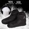 Anti-slip Foot Covers For Outdoor Men And Womendown Socks And Shoe Covers Waterproof Indoor Winter Warm Down Foot Covers