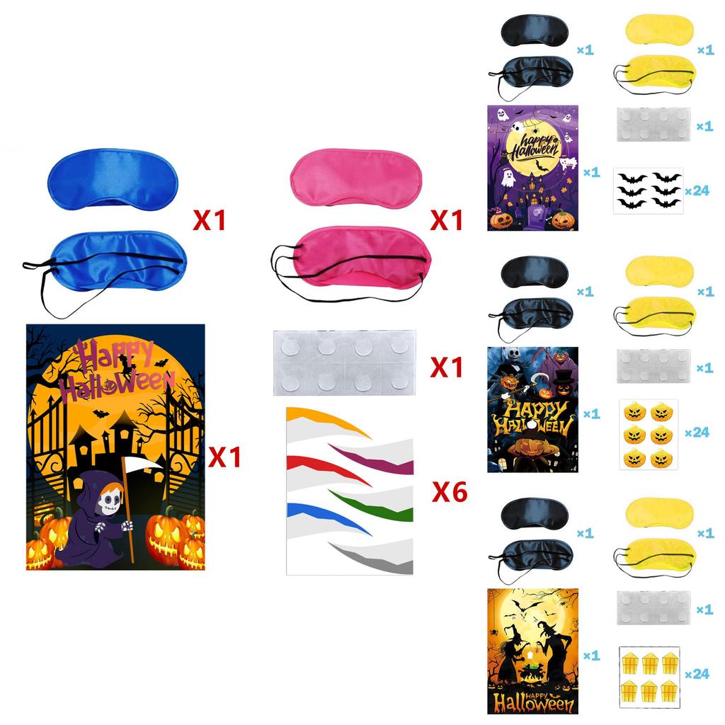 Halloween Christmas Thanksgiving Childrens Poster Game Wall Sticker For Party Decoration And Games