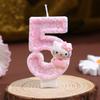 Creative Birthday Cake Number Candle Topper for Kids.