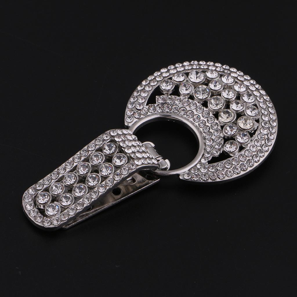 

Застежка-пряжка со стразами и пуговицами для украшения одежды своими руками, серебро