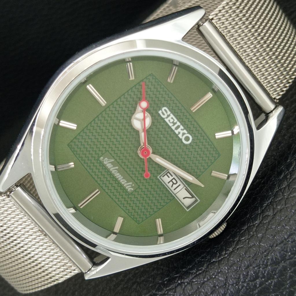 АВТОМАТИЧЕСКИЕ ВИНТАЖНЫЕ ВОССТАНОВЛЕННЫЕ SEIKO 6309A ЯПОНИЯ МУЖСКИЕ ЗЕЛЕНЫЙ ЦИФЕРБЛАТ ЧАСЫ a443193-1