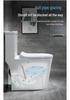 Compact Silent Siphon Ceramic Toilet for Apartments and Hotels