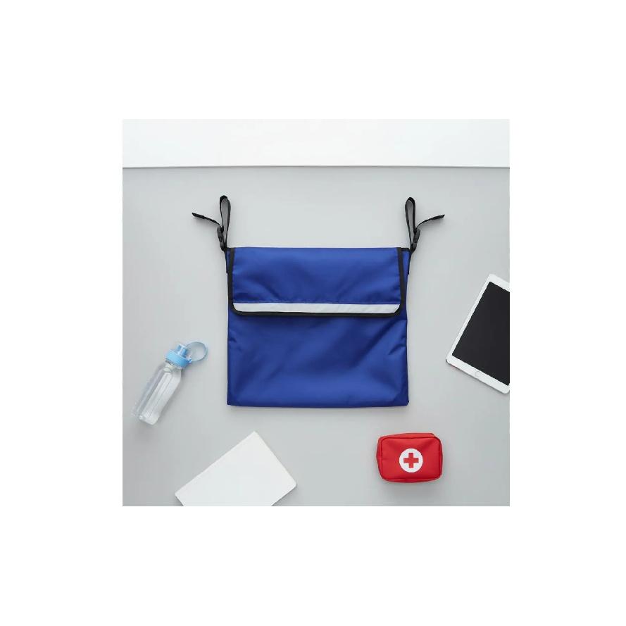 Wheelchair Storage Bag Adjustable Straps Wheelchair Back Pouch Mobility Aid Storage Bag Water-Resistant Mobility Aid Accessory