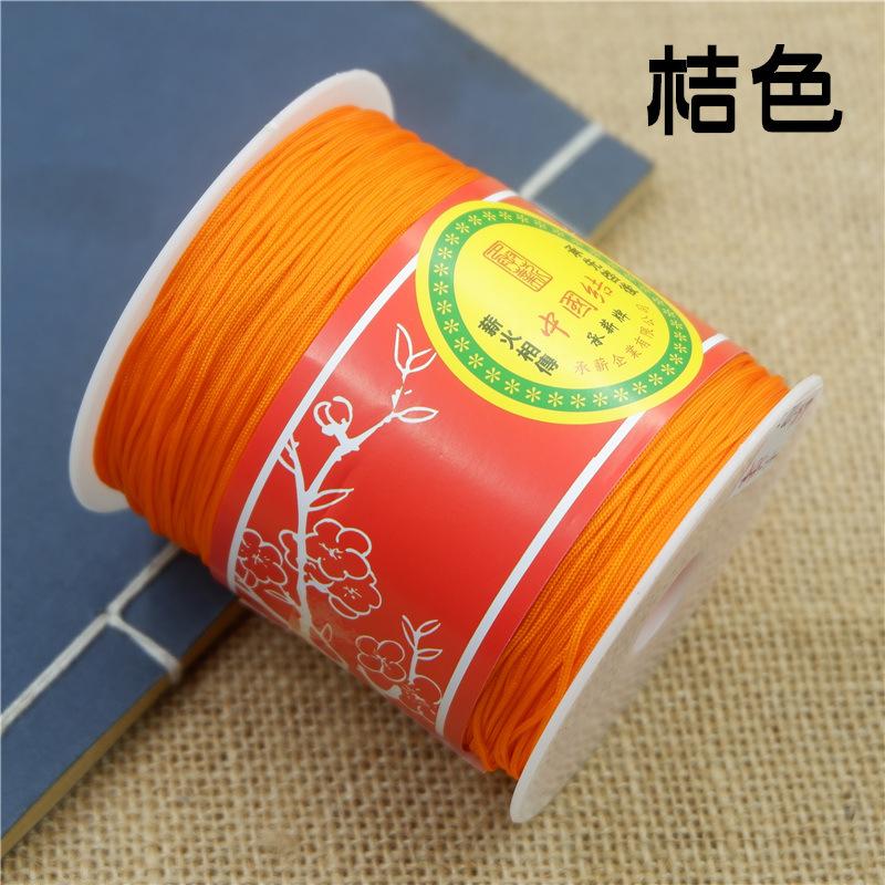 Taiwan Chengxin A Linie 1 mm Jade-Linie DIY Schmuck Weben Armband Seil Rotes Seil Geflochtenes Seil Chinesischer Knoten Draht