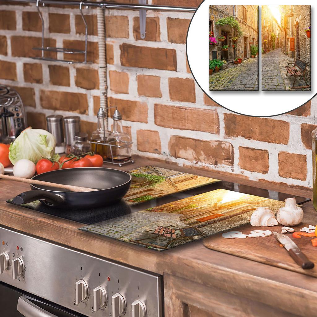 Glass Cutting Board 2X 30X52 Landscape