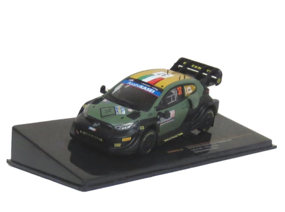 ixo 1/43 Scale Toyota GR Yaris Rally1 2023 Swedish Rally #37 L. Bertelli/S. Scattolin Finished Product
