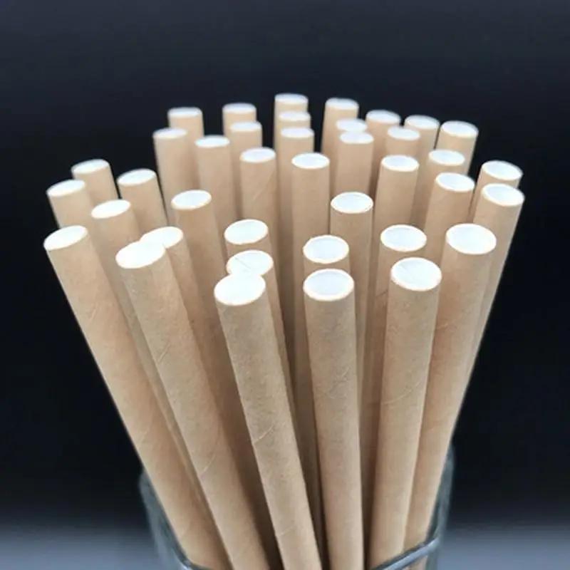 25 Pack Disposable Paper Straws Baby Shower Wedding Birthday Party Decoration Supplies Retro Straws
