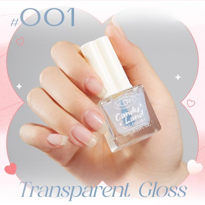 Water-based Nail Polish No-bake Long-lasting Fast-drying Nude Fine Shiny Nail Polish Children's Pregnant Women Transparent Nail Polish