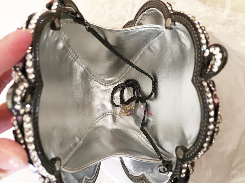 Rhinestone Flower Evening Clutch Round Multicolored Bags Luxury Women Crystal Wedding Purses WHTUOHENG Handbags Hollow Out Bag