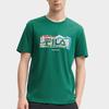 New FILA T Shirt Men's Emerald Green Curtain F11M438104F-KK