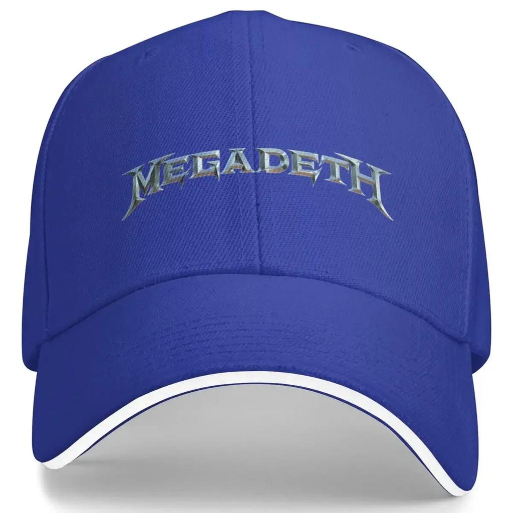 Megadeths Band Merch Baseball Caps Unisex Women Daily Headwear Dad Hat Vintage Snapback Cap Adjustable