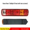 Compatible with Sinotruk Howo Original LED Rear Tail Light Assembly for Brake, Turn, and Reverse with Rear Combination Light Accessories.