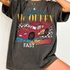 Vintage Lightning McQueen 95 Shirt and Kids Tshirt, Retro Cars Movie Tee, Radiator Springs, Disney Pixar Family Vacation Trip, Matching Souvenir Gift