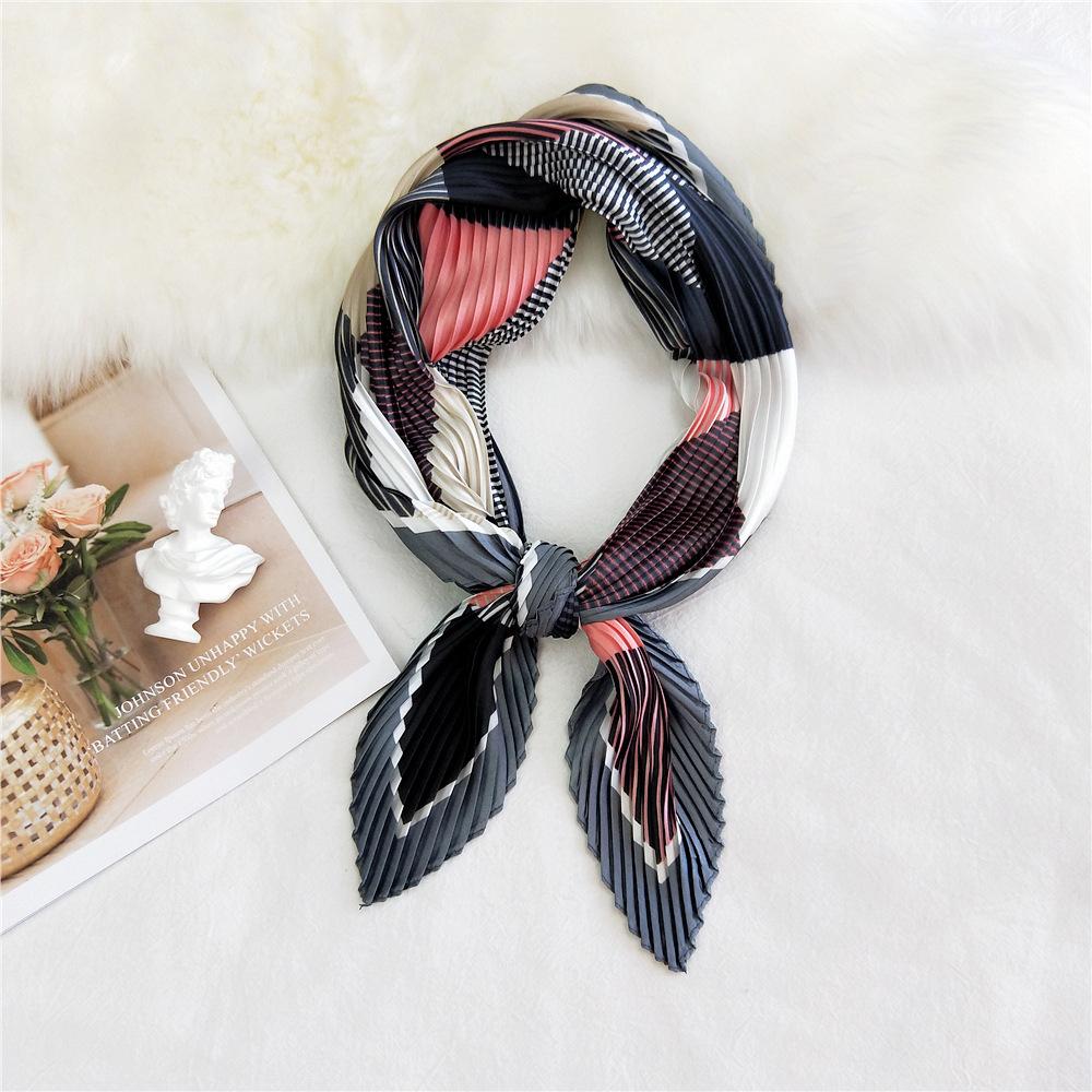 Fashion Decoration Scarf Hairband Tie Hair 70 Small Square Scarf Silk Scarf Women'S Spring And Autumn Versatile Small Scarf Professional Scarf