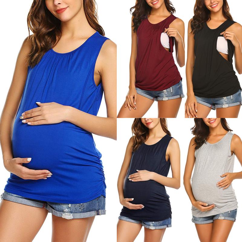 Buy 1PC Pregnancy Clothing Breastfeeding Tops Nursing Tank Vest