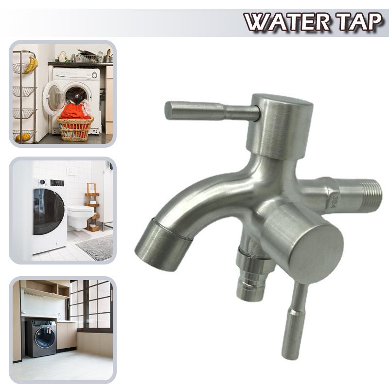 

Смеситель для стиральной машины из нержавеющей стали PDTO 1 в 2, многофункциональные смесители для воды