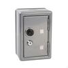 Kids Bank Mini Lockable Toy Desktop Box with Lock for Kids, Teens, Desk, Bedroom, Shelf Gray