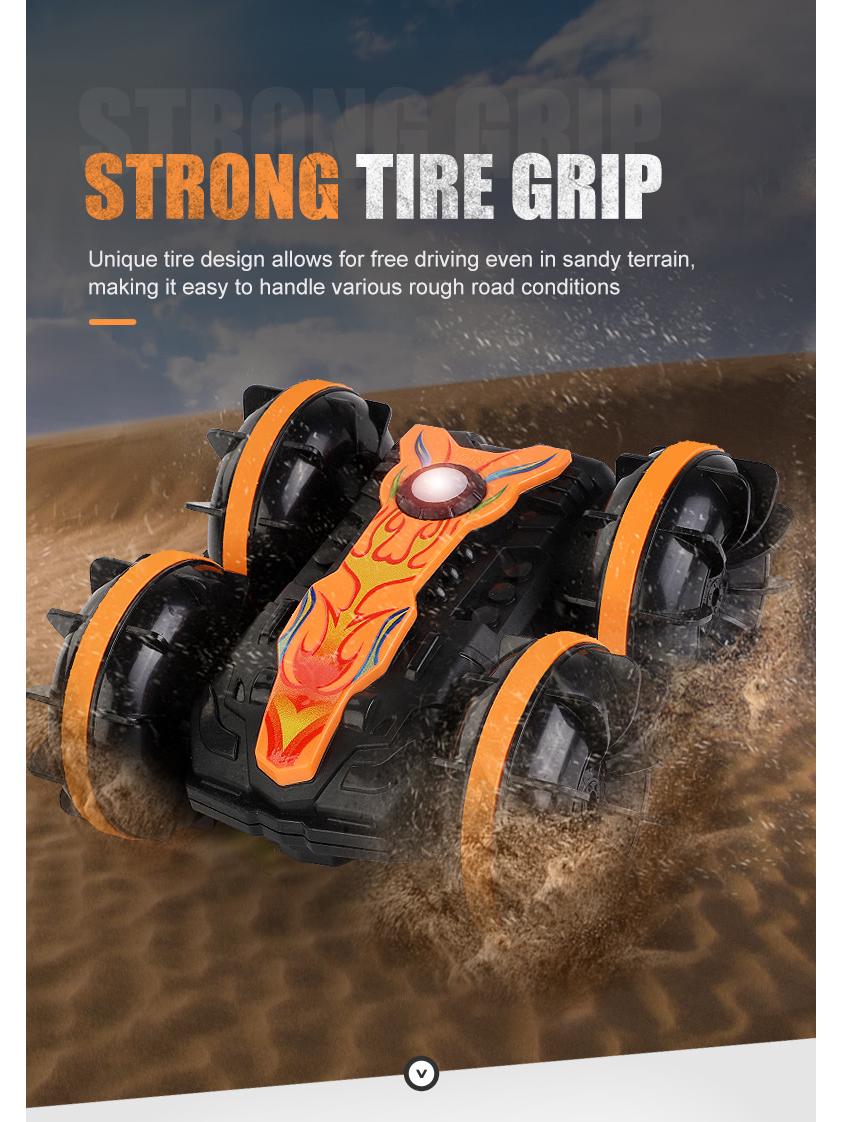 

Амфібійна двостороння трюкова радіокерована машина з керуванням жестами 1:16