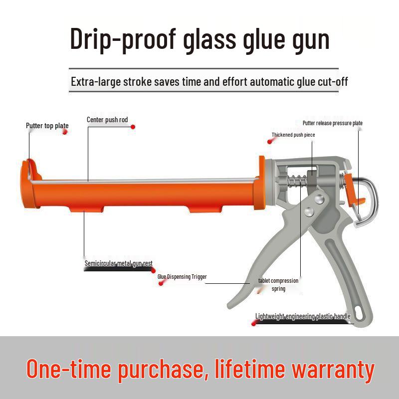 

Automatic Silicone Caulking Gun - Labor-Saving, Universal Soft Glue Applicator