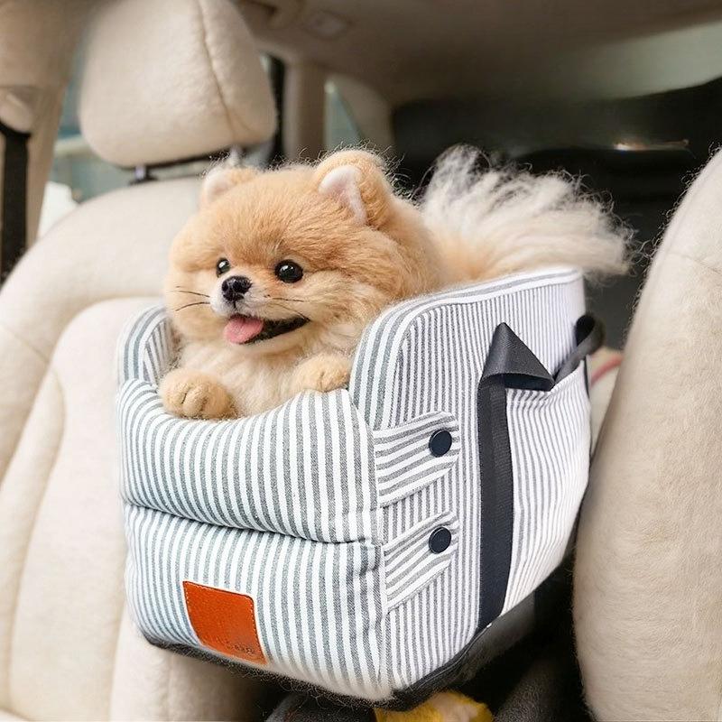 Car Central Control Pet Nest Installation Seat for Pet Portable Car Bag Removable and Washable Outdoor Small and Medium-sized Animal Nest Accessories