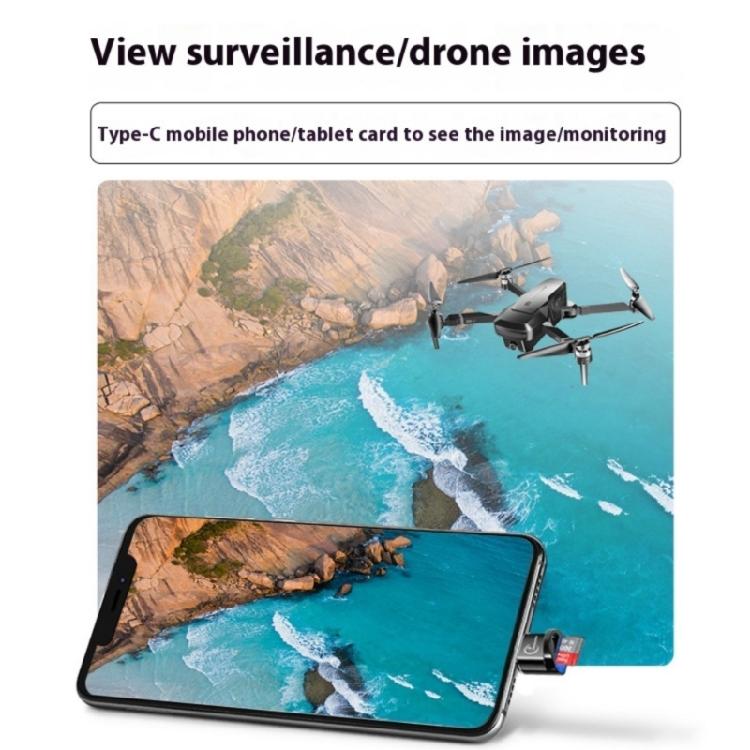 Aluminum Memory Card Reader Type C Card Reader for TF Card Reader Adapter for Camera Phone Laptop Accessories