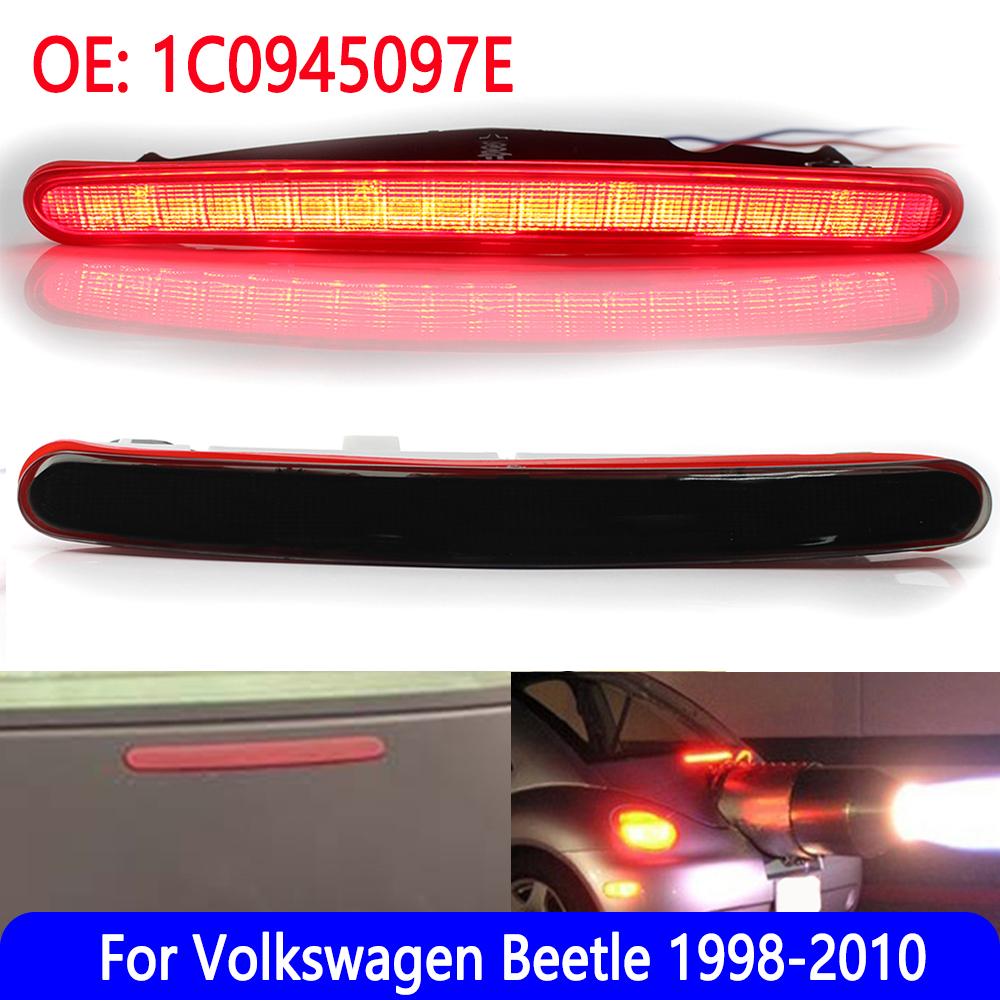 

Автомобильный стоп-сигнал водонепроницаемый для VW Volkswagen Beetle 1998-2010 третий стоп-сигнал водонепроницаемый автомобильные запчасти 1C0945097E чёрный
