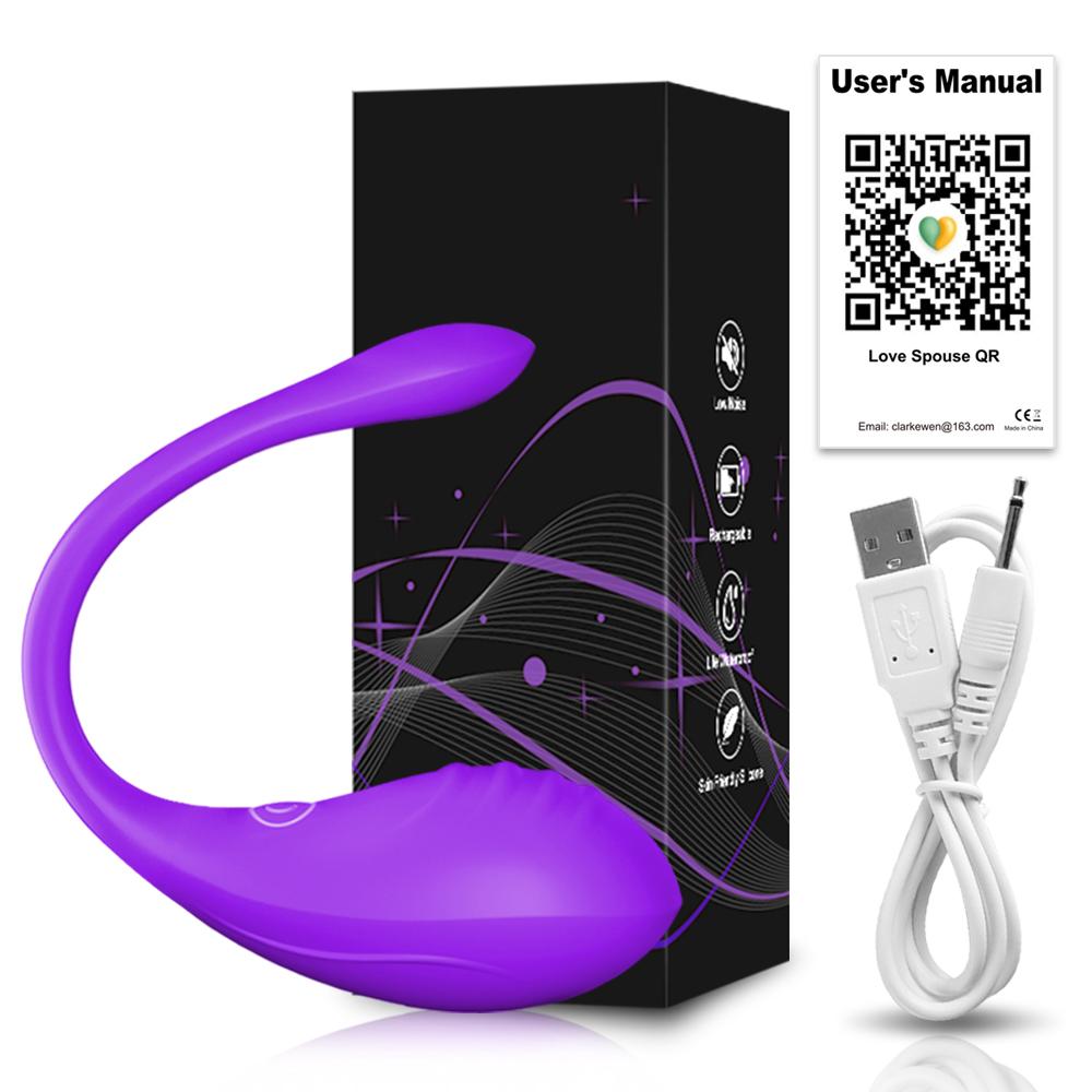 Wireless Bluetooth G Spot Dildo Vibrator for Women App Internet Remote Control Wearable Vibrating Egg Clit Massage Sex Toys for Adults