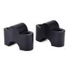 LEDISHUN For Suzuki Motorcycles V-Strom 250 All Year Steering Wheel Riser 25MM (With Handle) (Black)