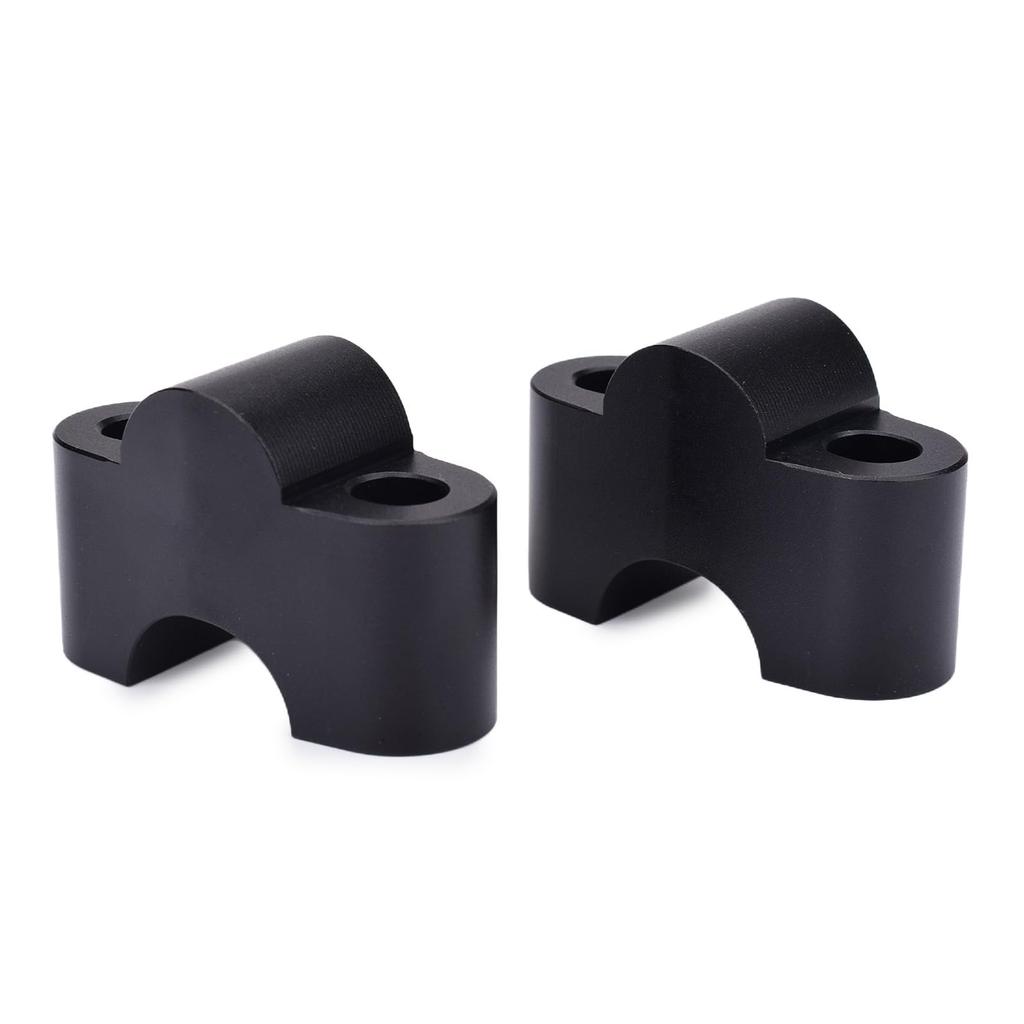 LEDISHUN For Suzuki Motorcycles V-Strom 250 All Year Steering Wheel Riser 25MM (With Handle) (Black)