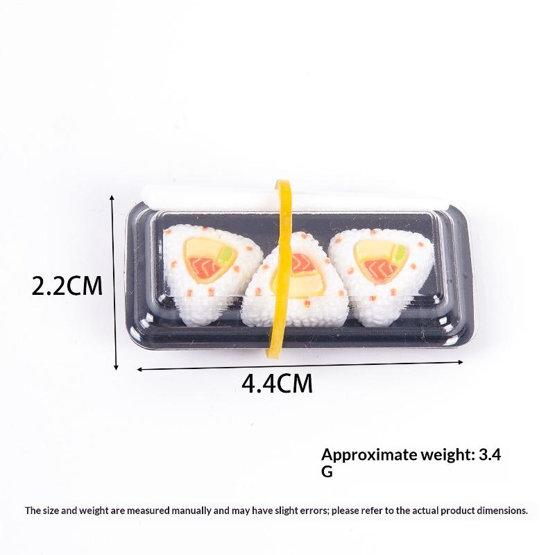 Dollhouse Sushi Bento Simulation Food Model Realistic Mini Ornament for Doll House Kitchen Decor Props