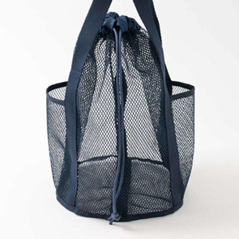 Handbag Mesh Toiletry Bag Drawstring Bag Hanging Shower Organizer  Vacation Beach Bag