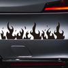 Waterproof Motorcycle Stickers Flame Stickers Decorative Helmet Decals Adhesive Graphics for Vehicles Motorcycles Bikes Laptops