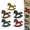 Wooden Rocking Horse Christmas Decor Birthday Gift Centerpiece Souvenir Collection Small