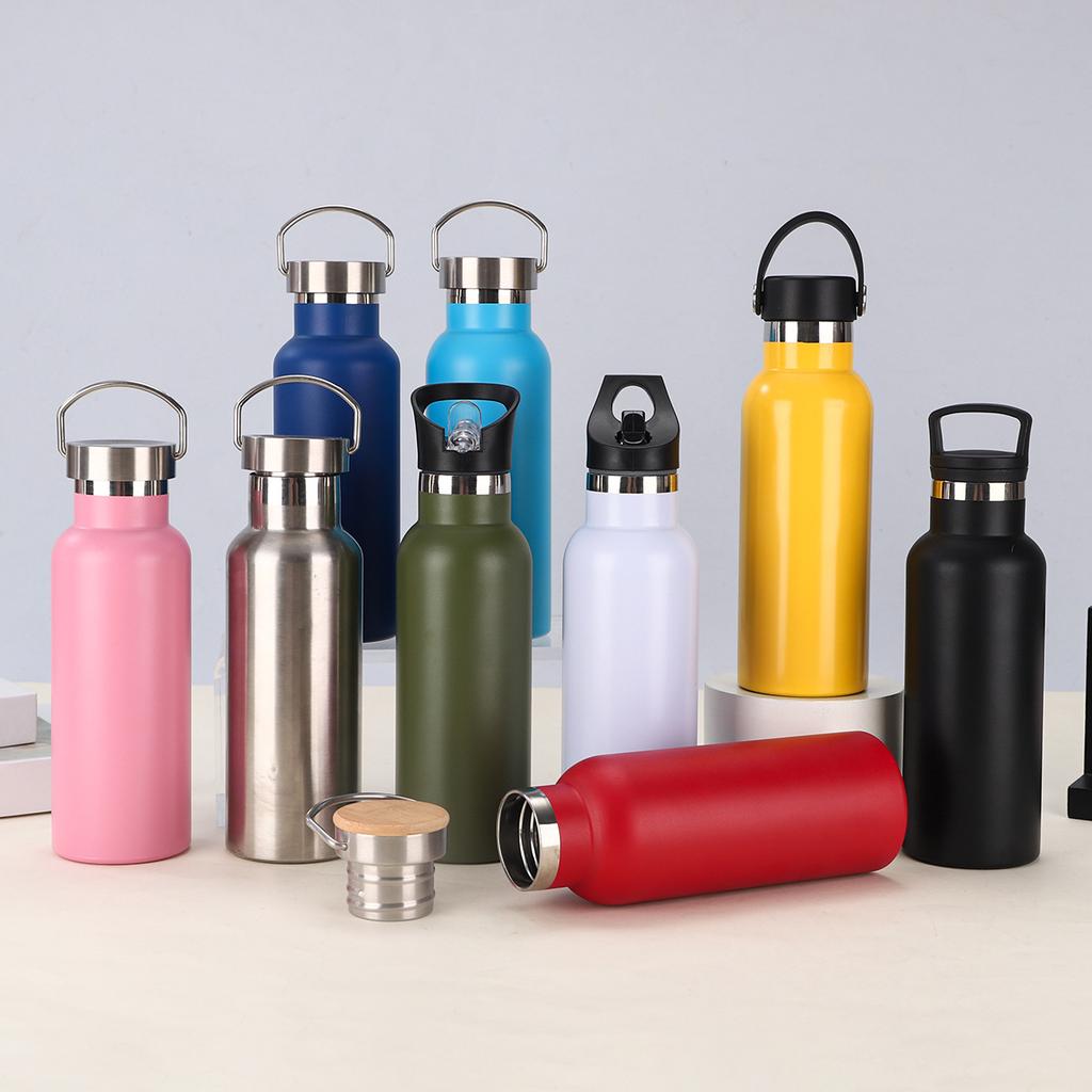 304 Stainless Steel Meidakou Sports Kettle Double-Layer Vacuum Thermos Cup Outdoor Portable Water Cup With Handle