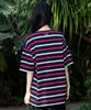 Gluck Gt141 Multi-Stripe Pocket T-Shirt (Navy)