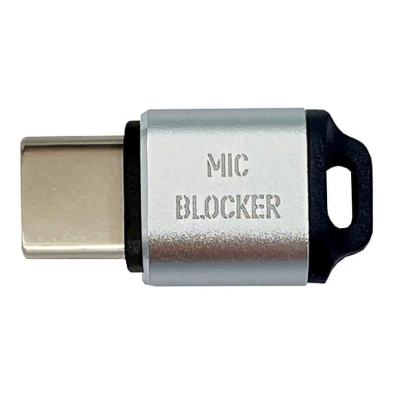 

Блокувальник мікрофона USB C Блокувальники мікрофона Бездротовий мікрофон Захист звуку для подорожей на роботу, до школи, у відпустку білий