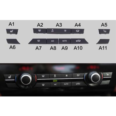 Klima ses paneli anahtarı düğmesi BMW 5 6 7 Serisi 520 523 525 528 530 535 535GT 730 740 için yedek alt uç