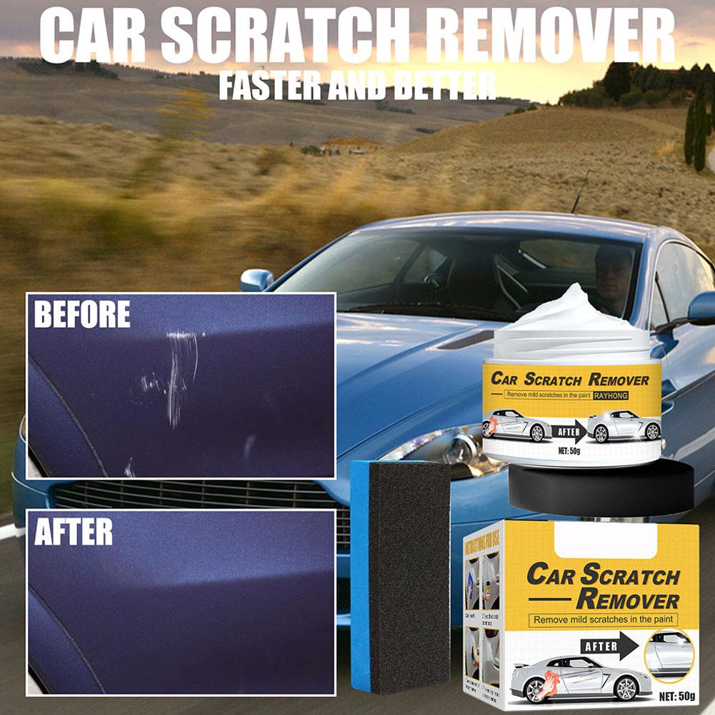 Car&Motorcycle Scratch Repair Paste Kit Repairs Metal/Plastic Surfaces, Protective Layer Polishing & Stain Removal Forms D5W7
