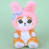 Japanese Cute Cartoon Drag Sanrio With Cute Cat Doll Plush Toy Bag Hanging Girl Heart Gift