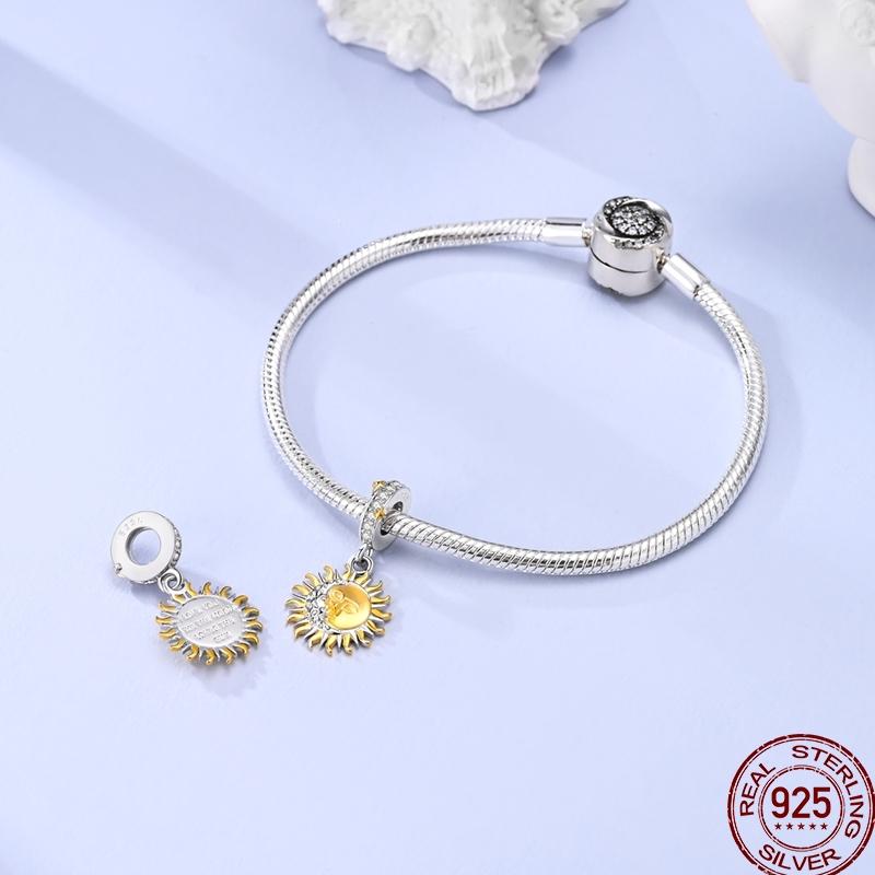 Fit Pan Copper Bracelet Robot Universe Star Charm Diy Jewelry Birthday Anniversary Gift