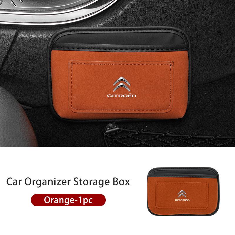 Einfügebare Auto-Karten-Telefon-Schlüssel-Einfügebare Box Selbstklebende Aufbewahrungstasche für Citroen C5 C1 C2 C6 C4L DS3 DS4 DS5 C-Elysee Grand Berlingo