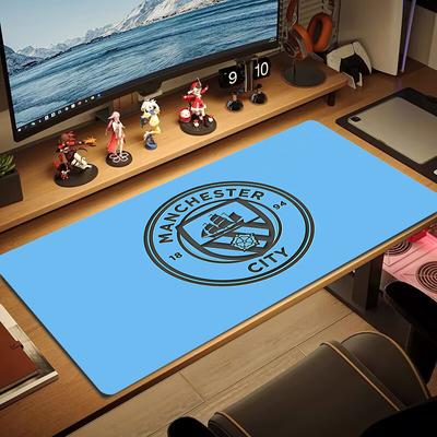 Man City2 Print  Cushion Non-slip Laptop Tablet Big Mousepad XXL Mat Mini PC Playmat With Lock Edge