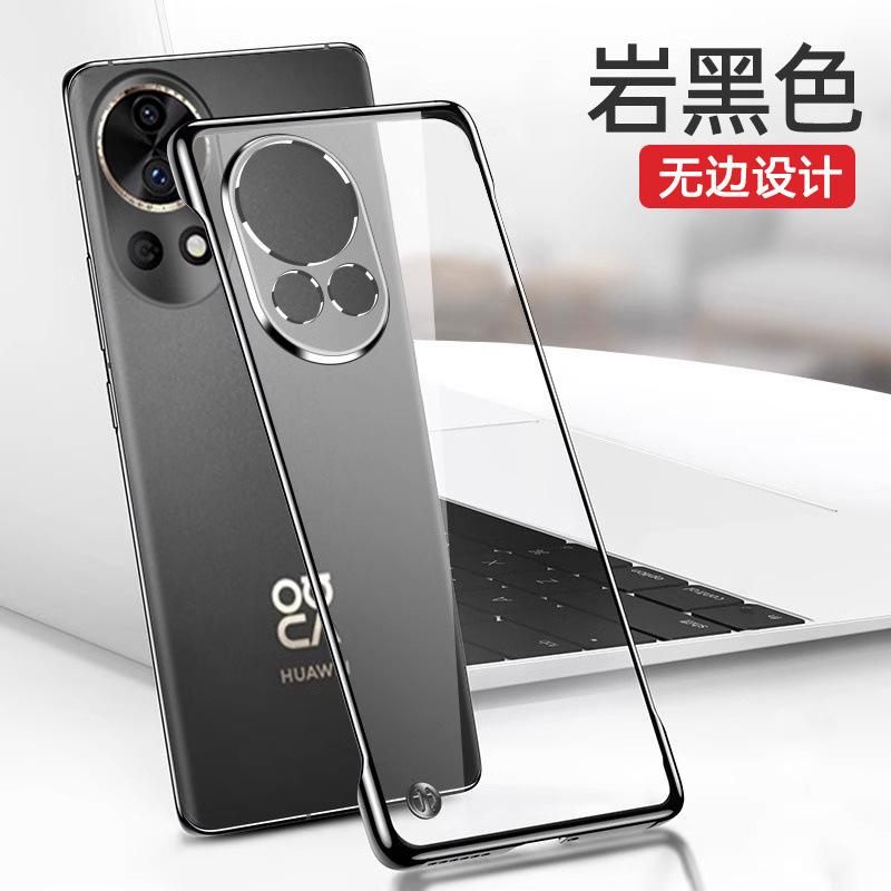 Applicable to Huawei nova11pro mobile phone case Ultra ultra-thin transparent borderless hard half-pack anti-drop case