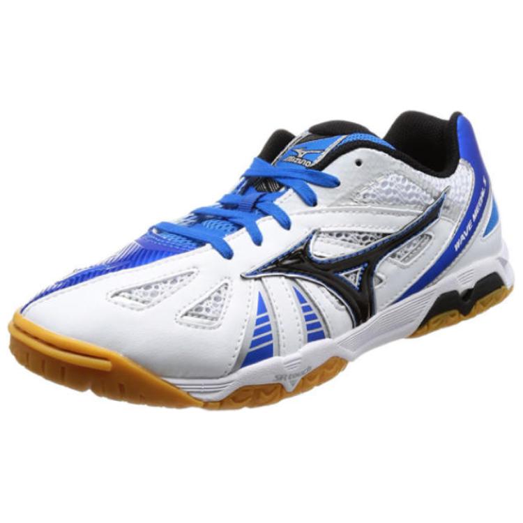 Mizuno Wave Medal 5 Bequeme Vielseitige Low-Top Trainingsschuhe Unisex Sneaker Weiß Blau 81GA151514