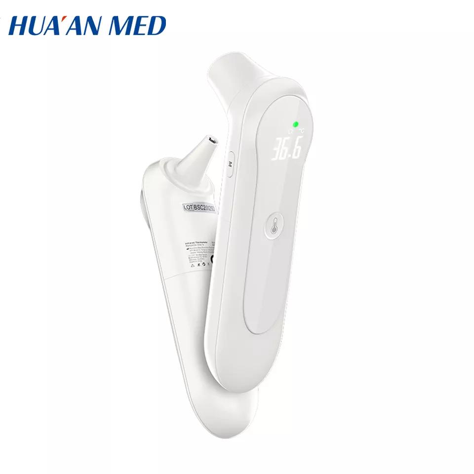 HUAAN Adults Baby Kids With Backlit LCD  2 in 1 Baby Product Digital Infrared Thermometer ABS