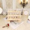 Simple solid wood cone ring display rack jewelry rack ring rack display jewelry rack live stream stall props