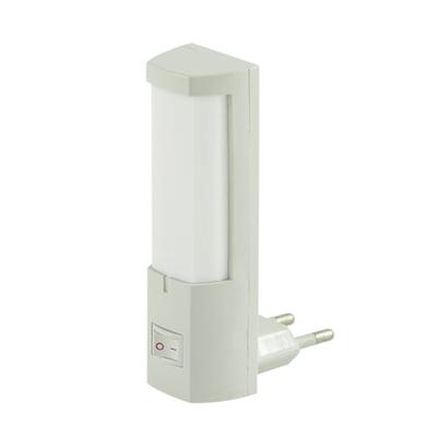 Lampka Wtykowa Do Gniazdka 0,4W LED Z Wyłącznikiem DORA WIEZA Ideus 02321
