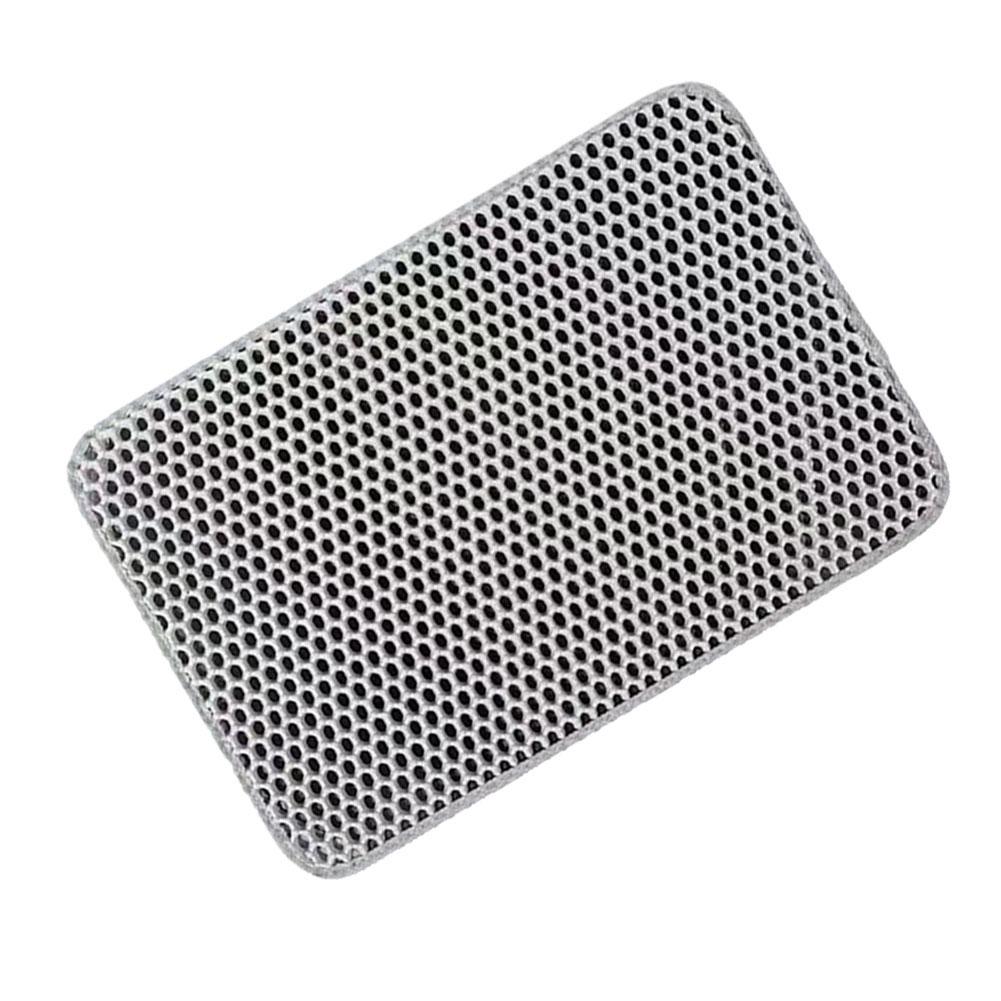Cat Litter Mat Waterproof Double Layer Pet Litter Box Mat Pet Toilet Cat Mat Nonslip Sand Pet Cat Washable Clean Mat